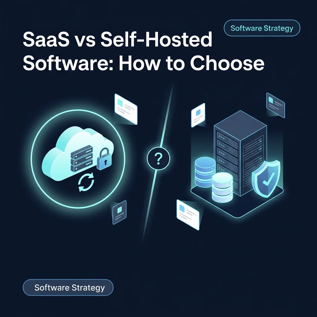 SaaS vs Self-Hosted Software: How to Choose for Your Business
