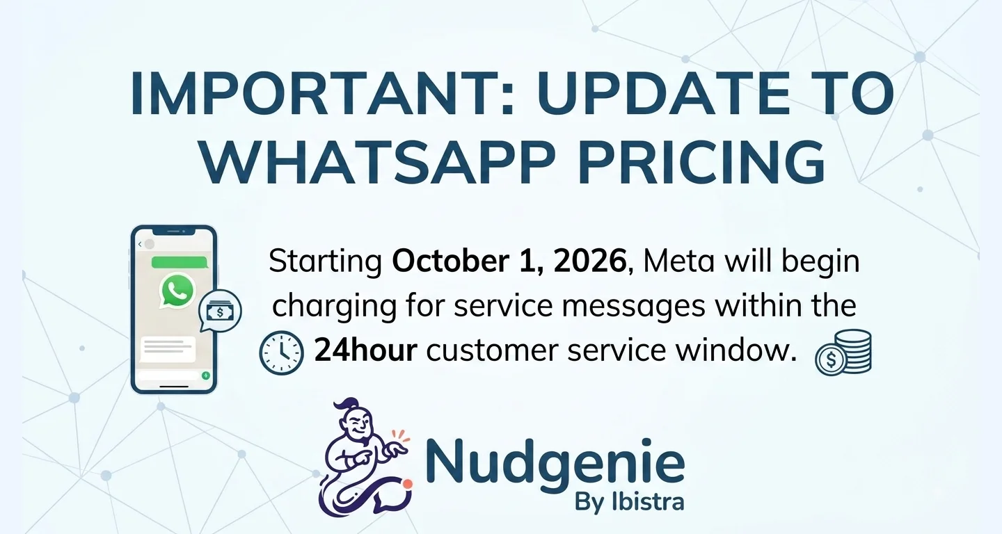 Meta Is About to Charge for Every WhatsApp Reply Inside the 24-Hour Window — Your Chatbot Just Got More Expensive