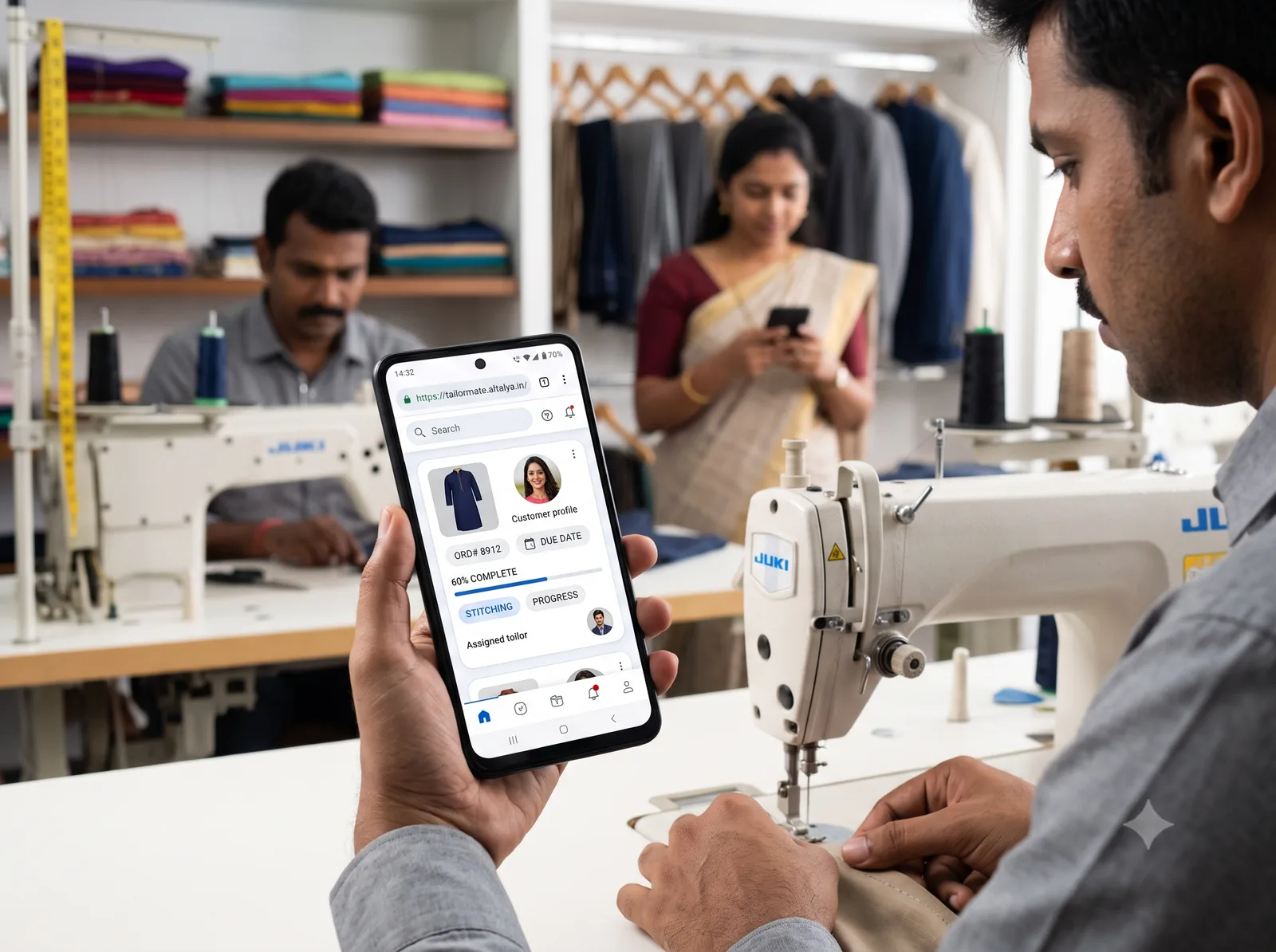 Mobile app for the shop floor